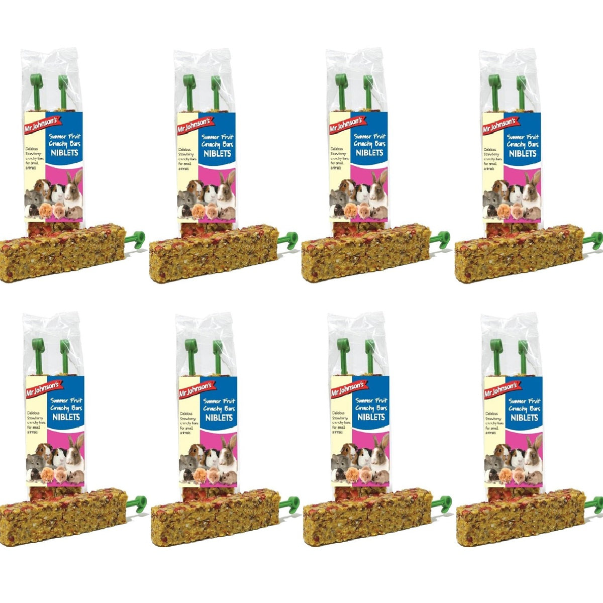 Mr Johnsons - Summer Fruit Crunchy Bars (8 Packs)