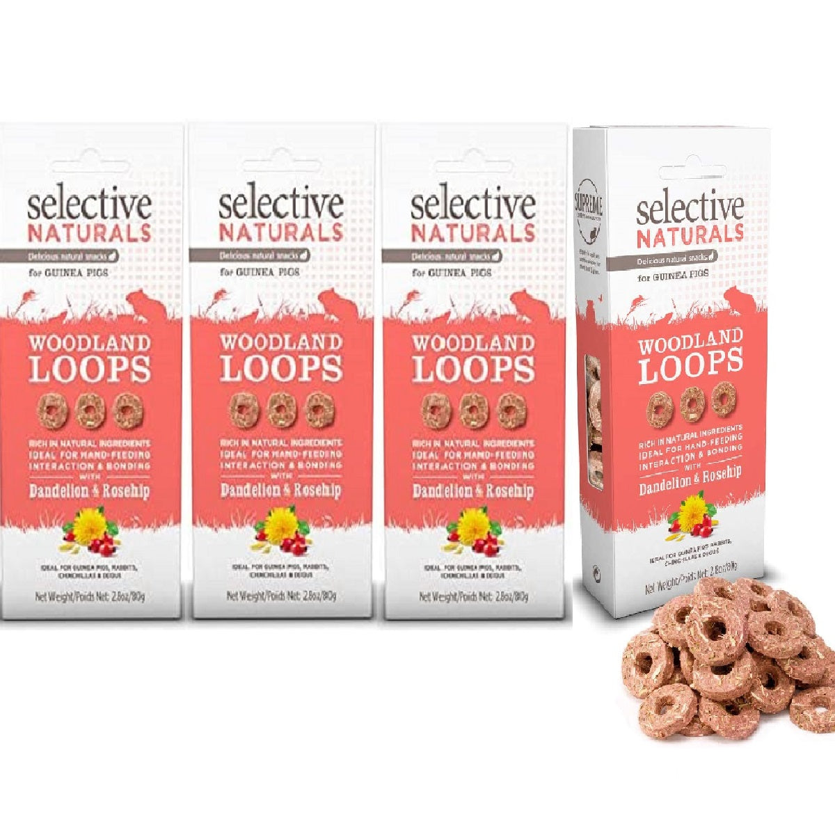 Science Selective - Naturals Loops (4 x 80g)