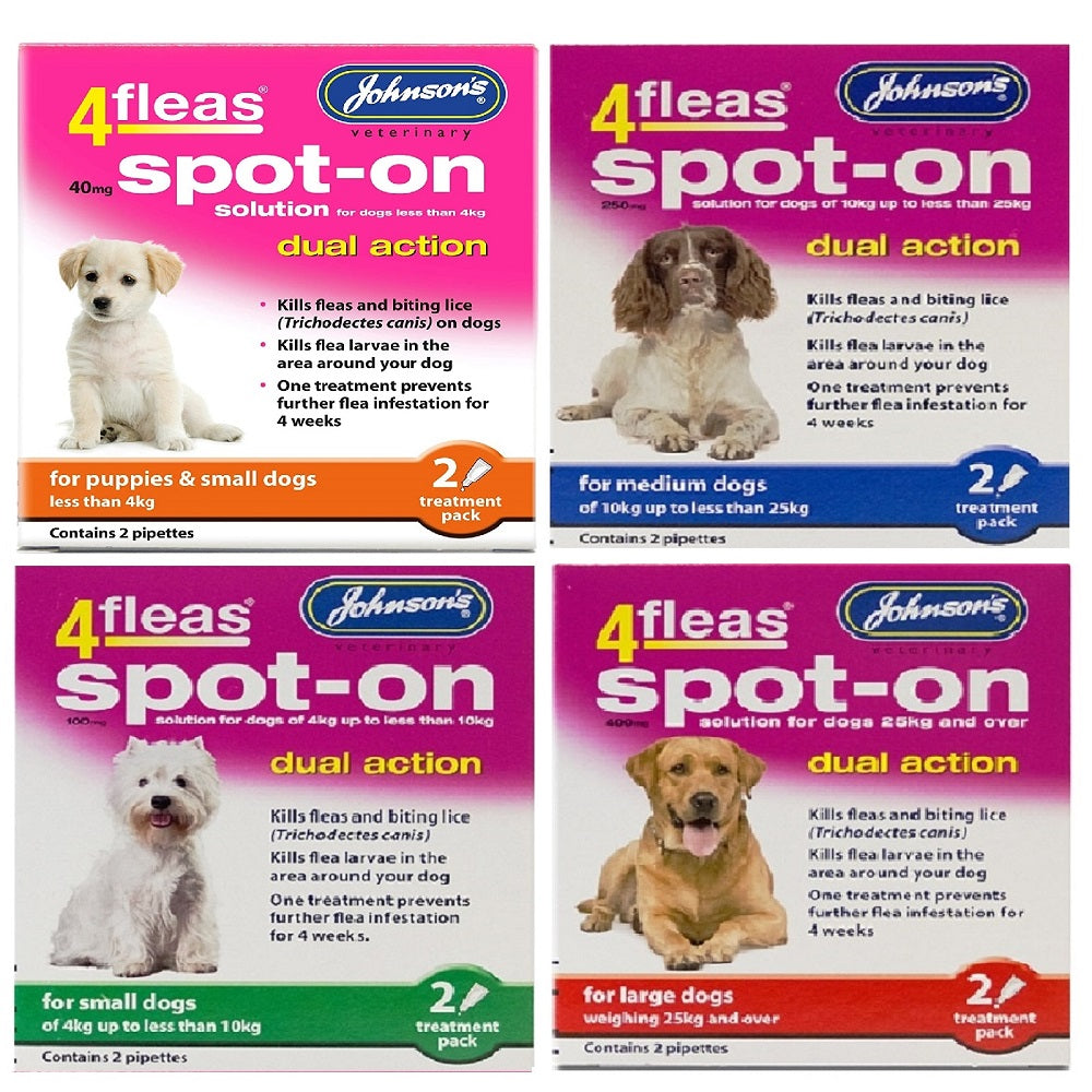 Johnson's - 4Fleas Spot-on (2pk)