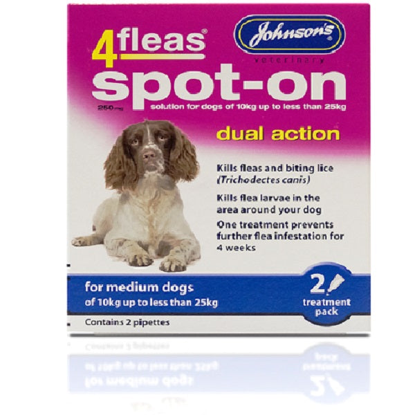 Johnson's - 4Fleas Spot-on (2pk)