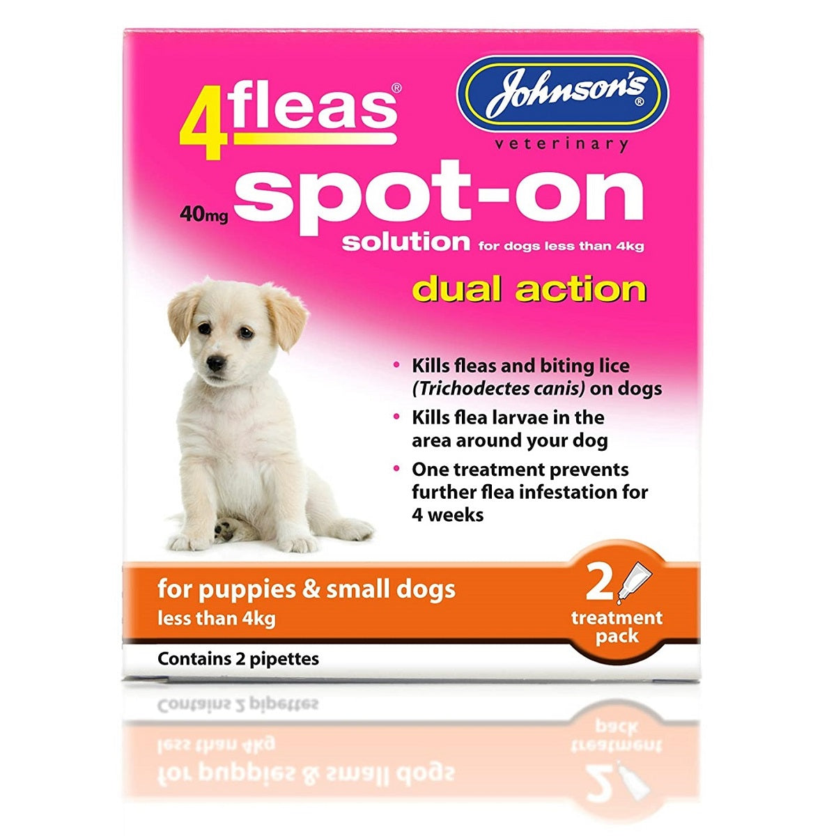 Johnson's - 4Fleas Spot-on (2pk)