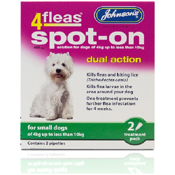 Johnson's - 4Fleas Spot-on (2pk)