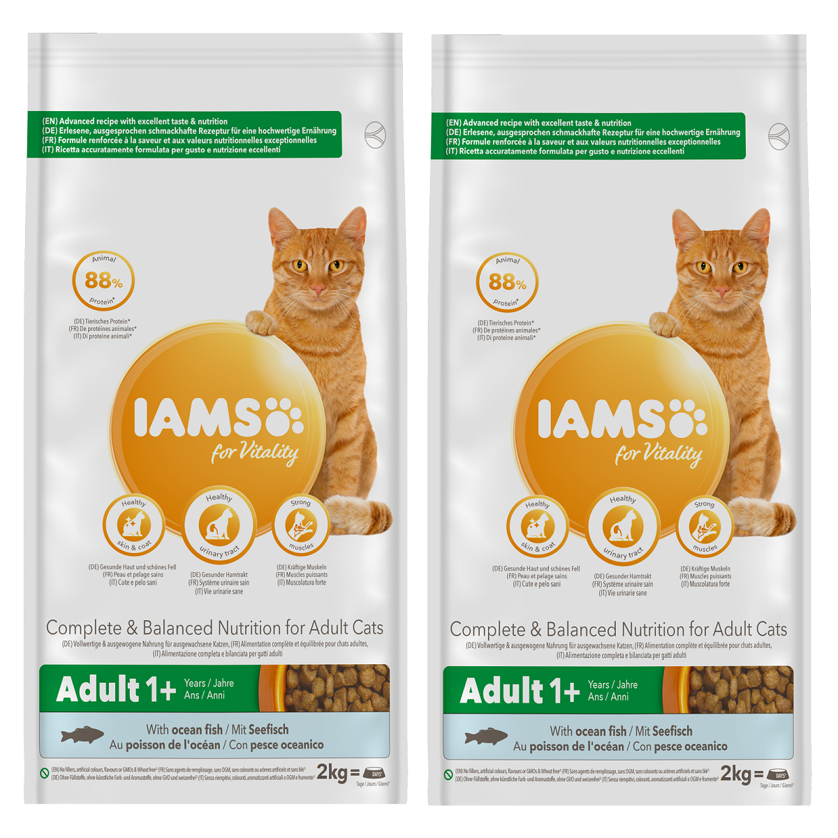 Iams - Adult Cat Fish (2kg)