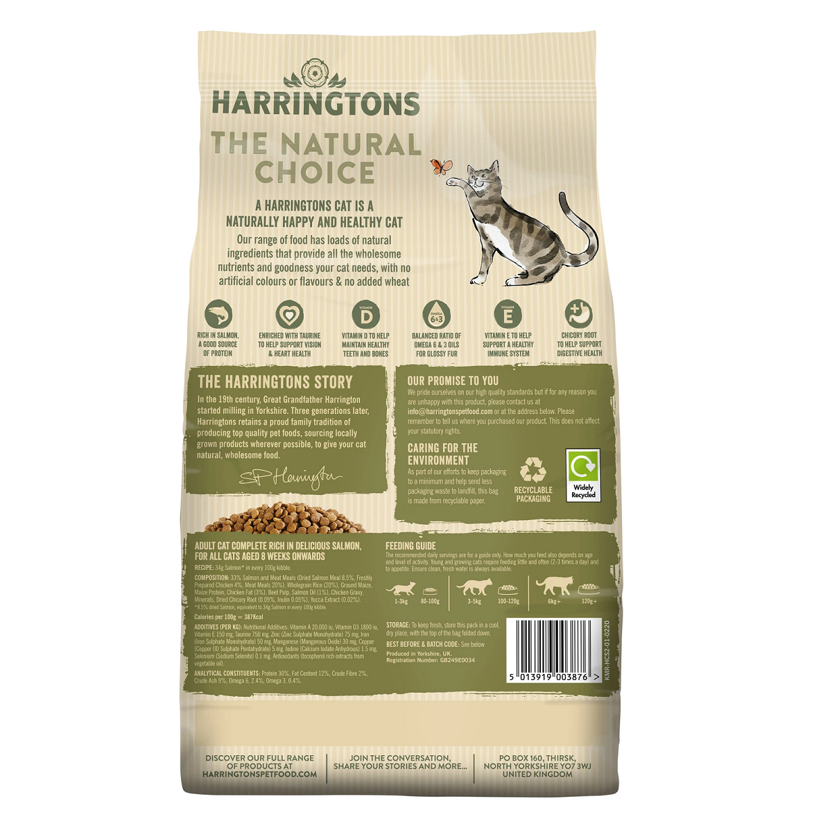 Harringtons - Adult Complete 1+ Cat (2kg)