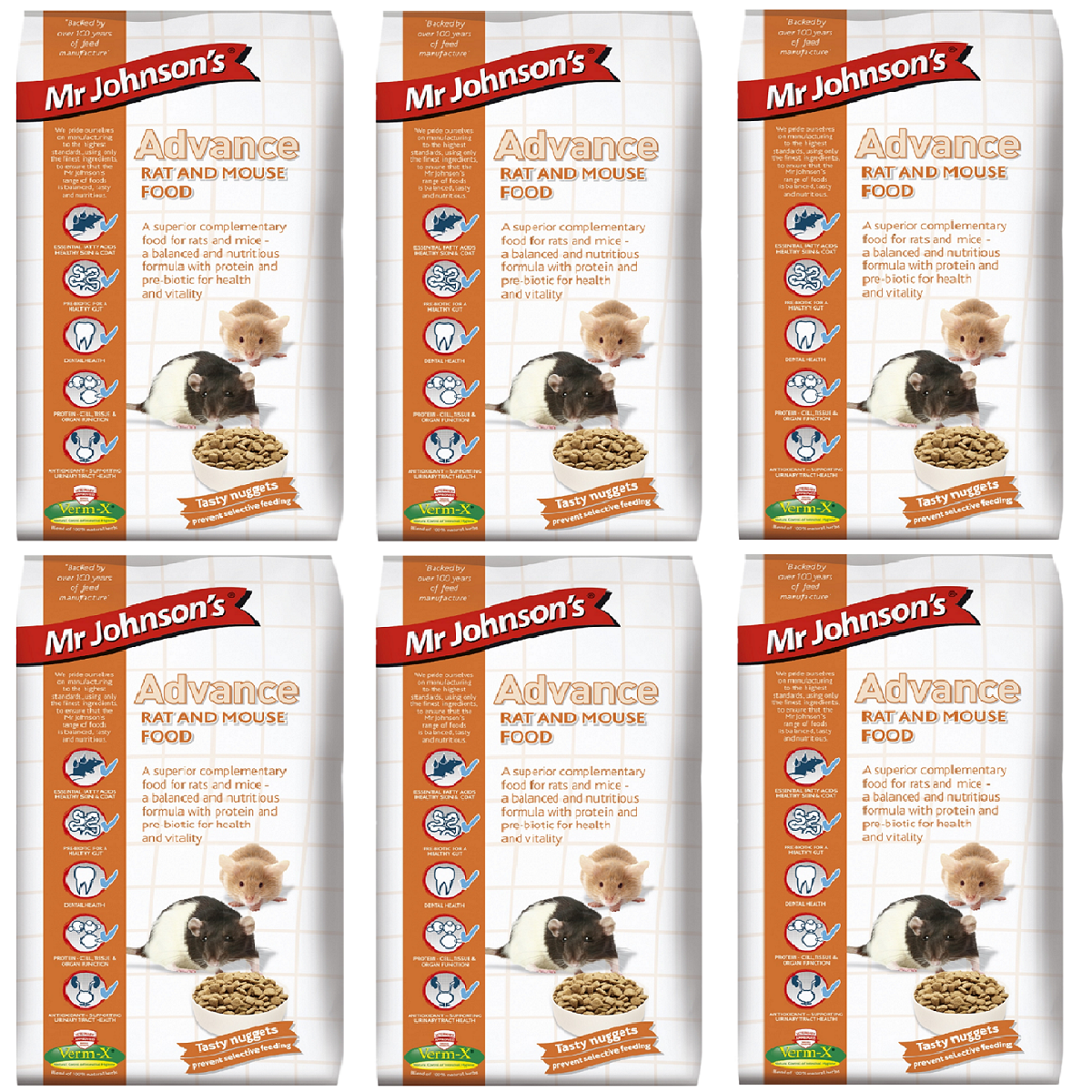 Mr Johnsons - Advance Rat and Mouse Food (750g)