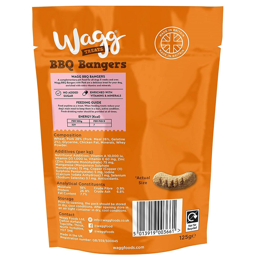 Wagg - BBQ Bangers (7 x 125g)
