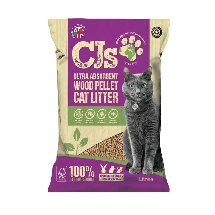 CJs - Ultra Absorbent Wood Litter