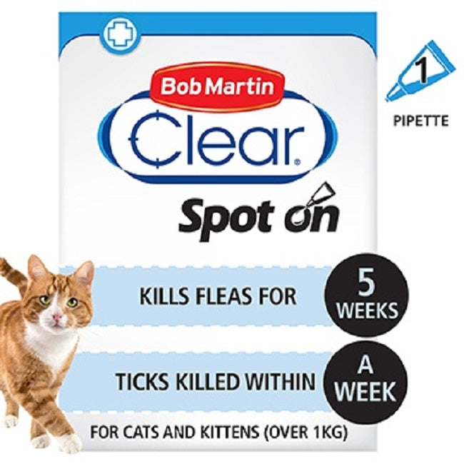 Bob Martin - Clear Cat Flea Spot on