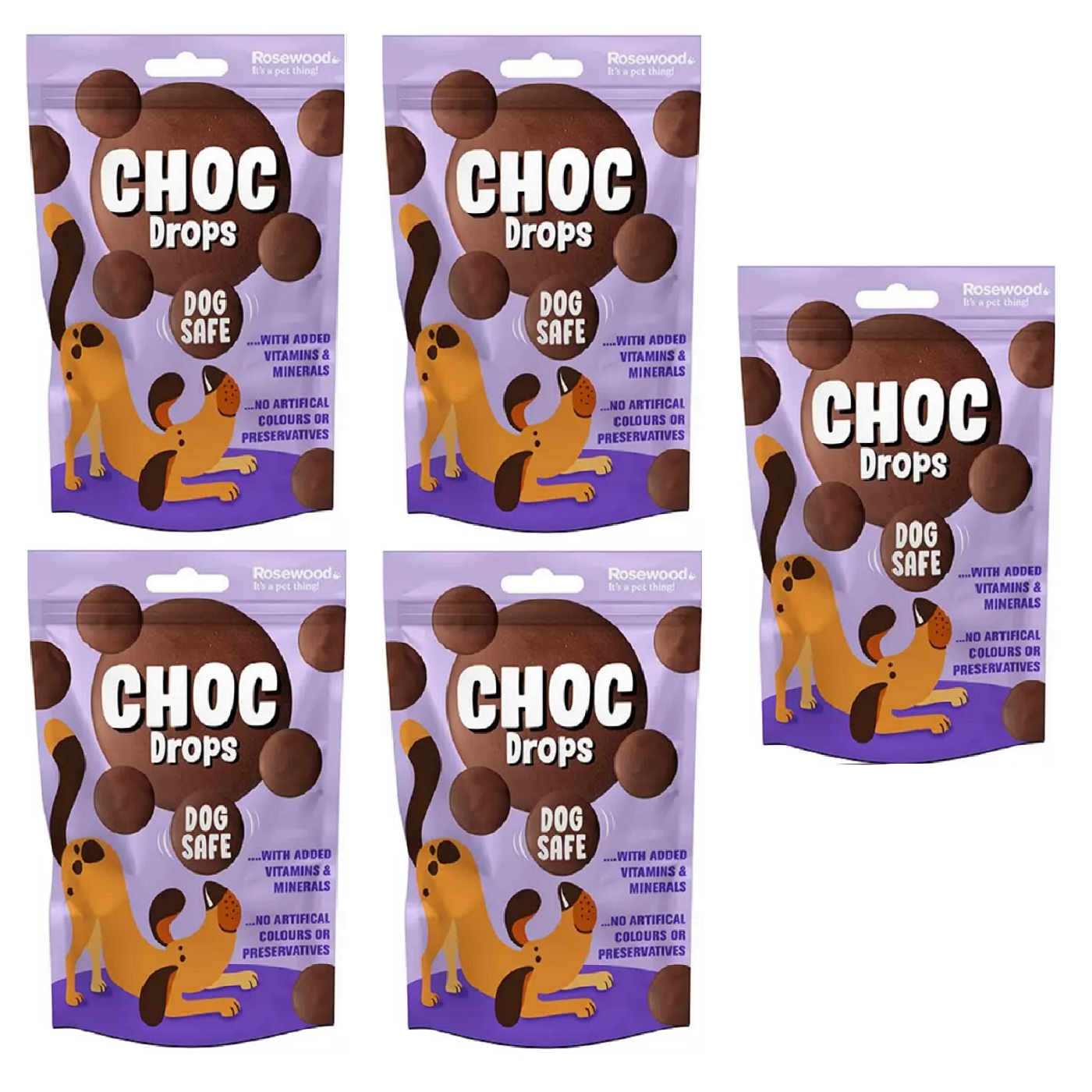 Rosewood - Choc Drops (200g)