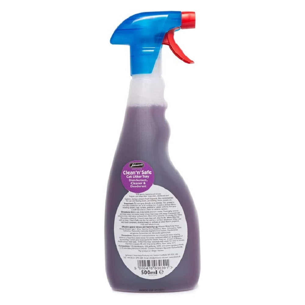 Johnsons - Clean 'n' Safe Litter Tray Spray