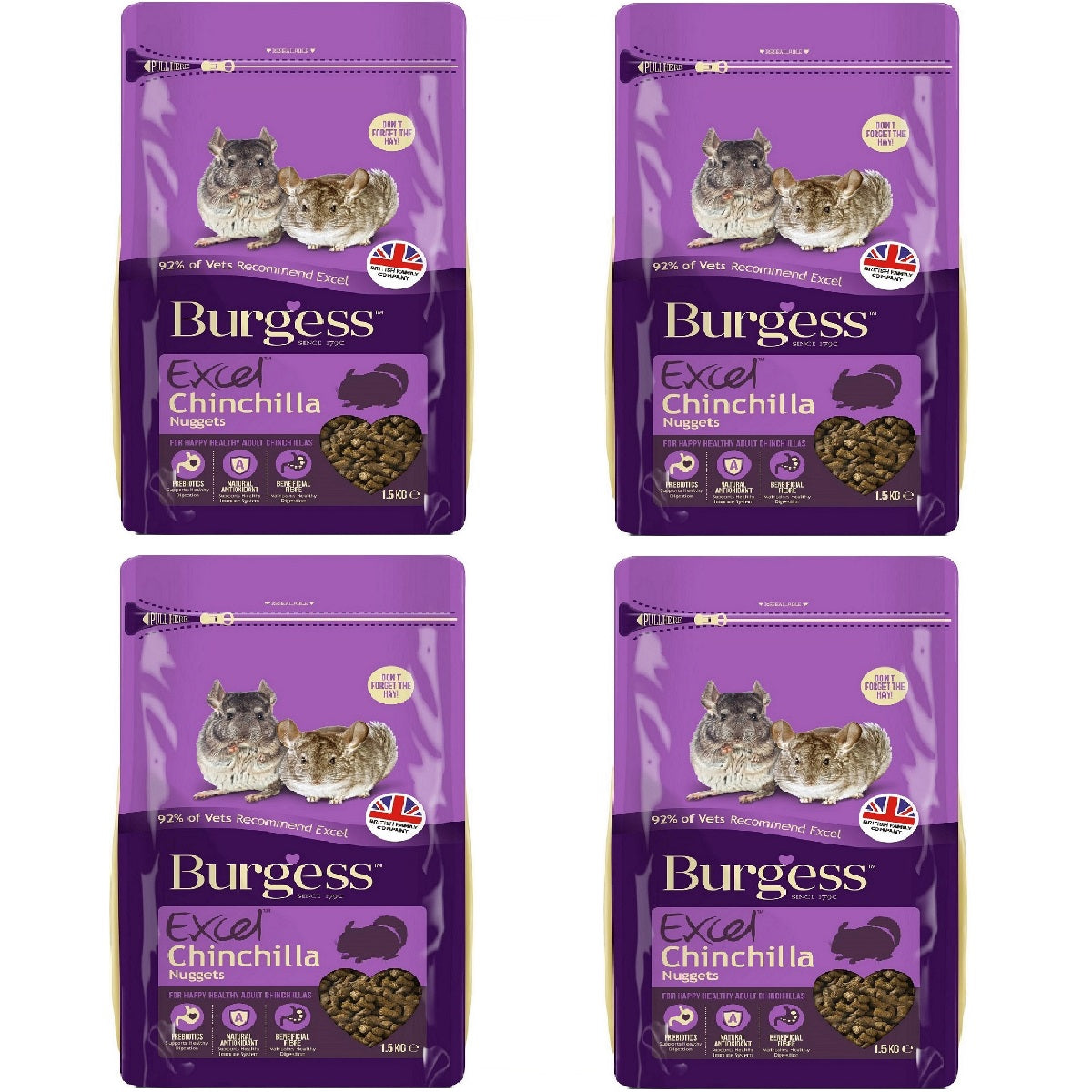 Burgess - Excel Chinchilla Nuggets (1.5kg)