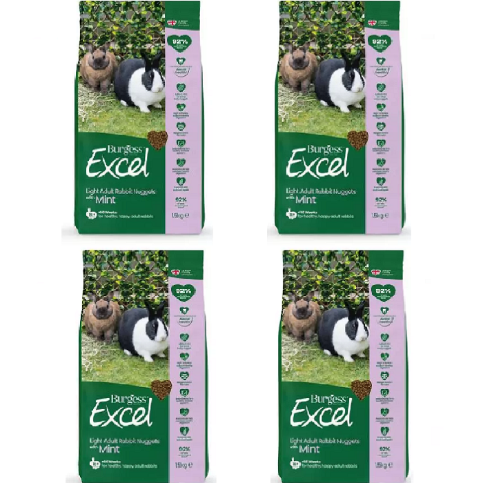 Burgess - Excel Light Rabbit Nuggets (1.5kg)