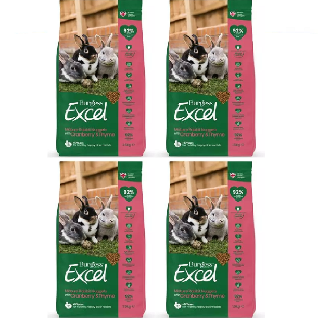 Burgess - Excel Mature Rabbit Nuggets (1.5kg)