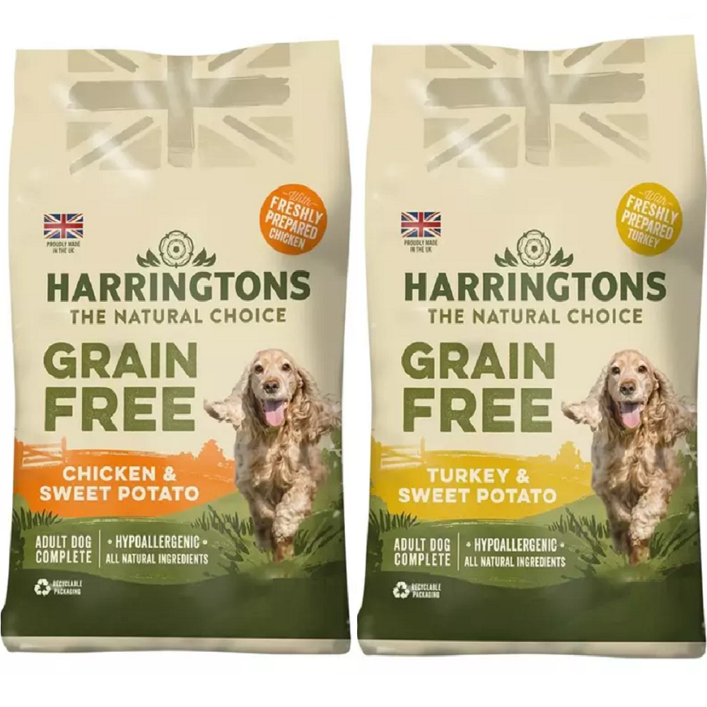 Harringtons grain free clearance dog food 15kg
