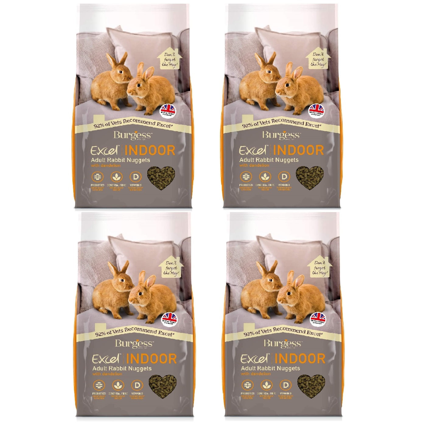 Burgess - Excel Indoor Rabbit Nuggets (1.5kg)