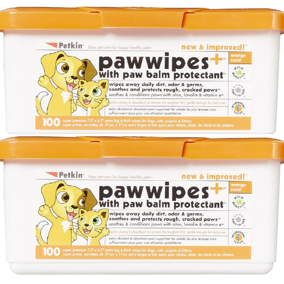 Petkin - Paw Wipes (100pk)