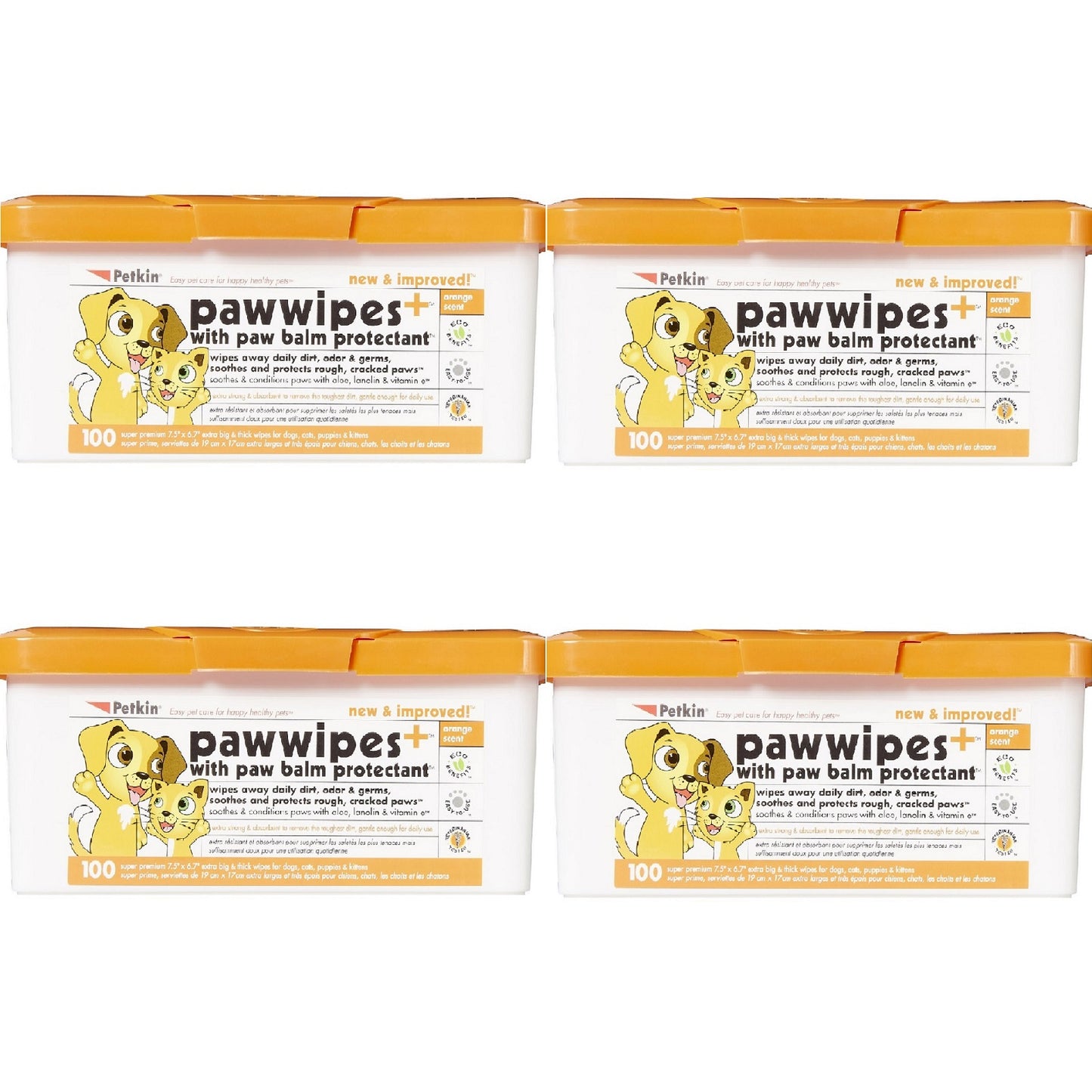 Petkin - Paw Wipes (100pk)