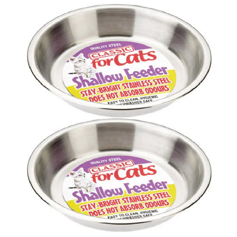 Classic - Shallow Stainless Steel Dish