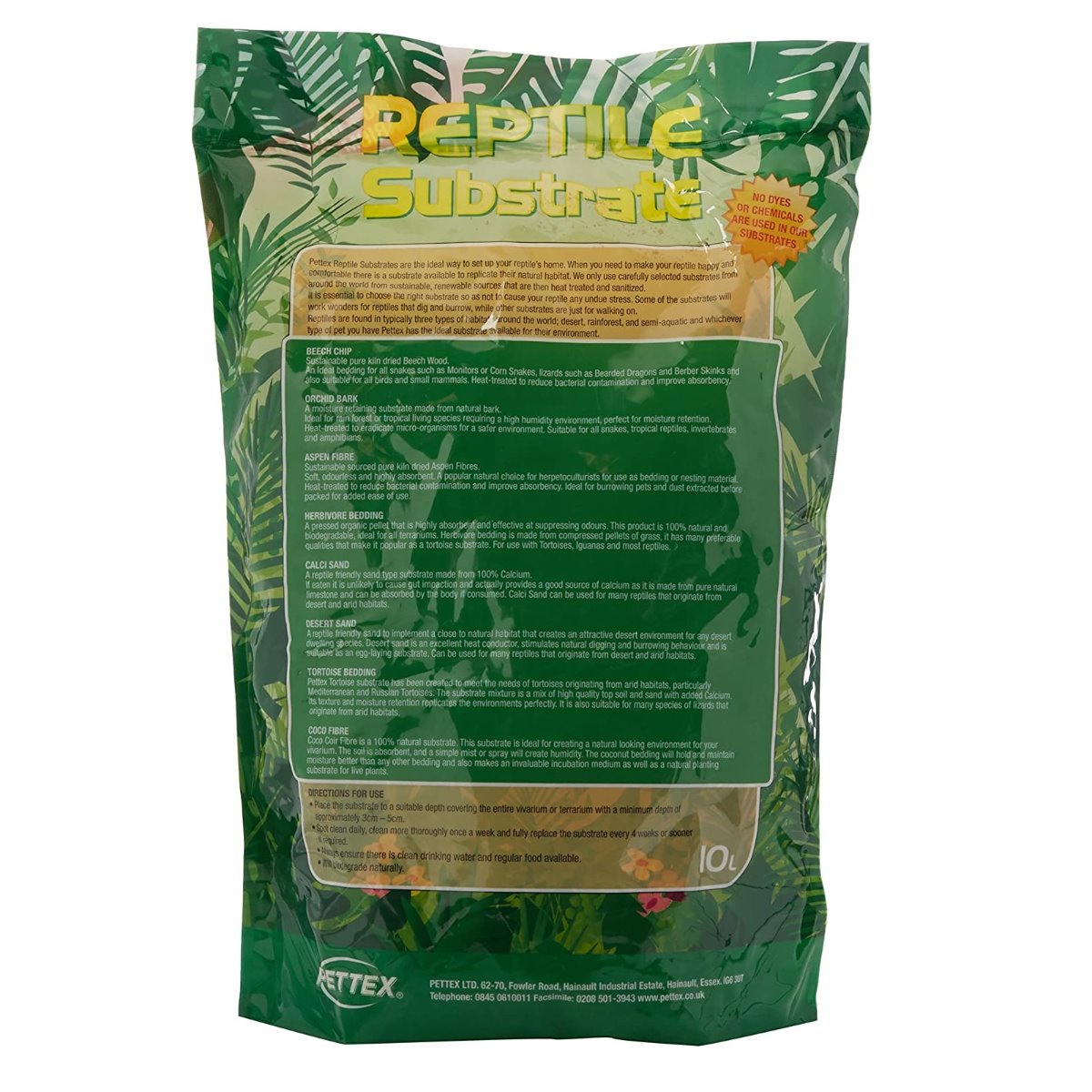 Pettex - Aspen Fibre Reptile Substrate (10L)