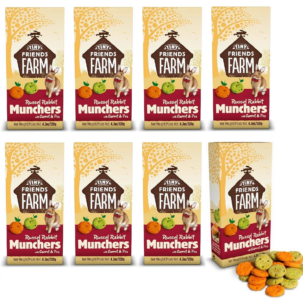 Tiny Friends Farm - Russel Rabbit Munchers (120g)
