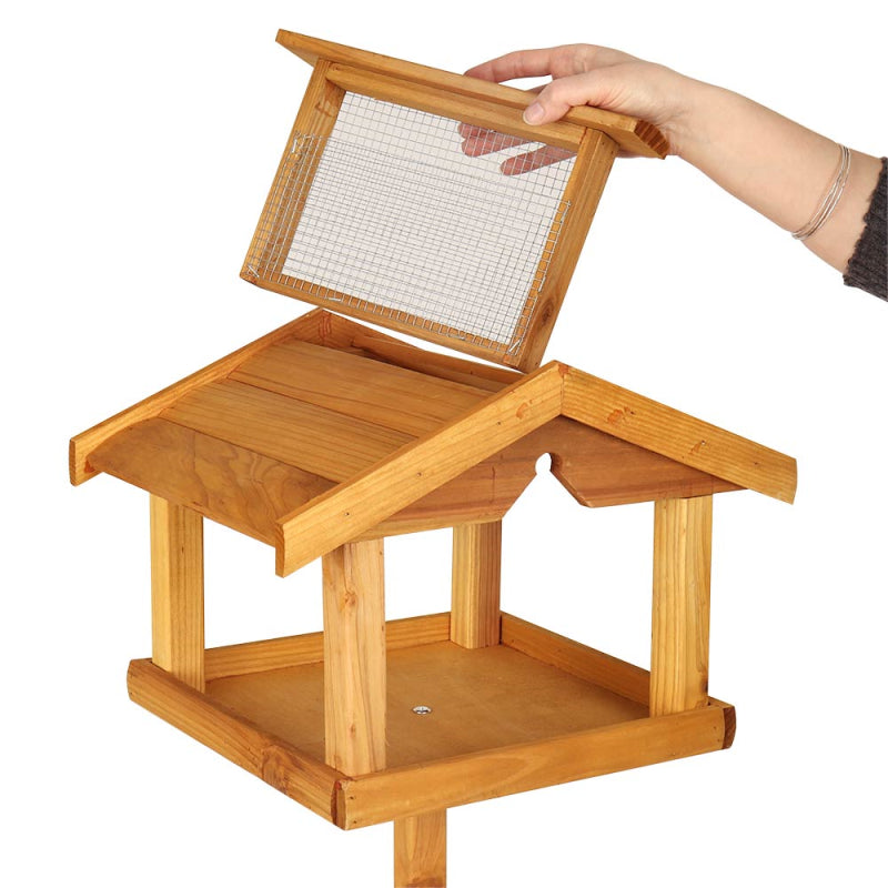Bird Table With Built In Feeder