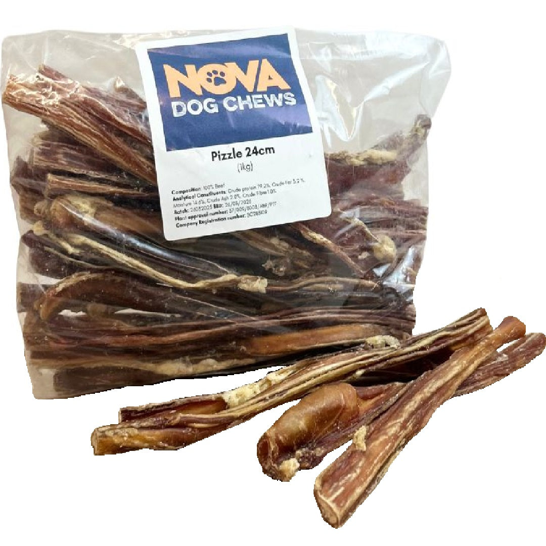 Large Bull Pizzles - 24cm (1kg) Mixed Sizes