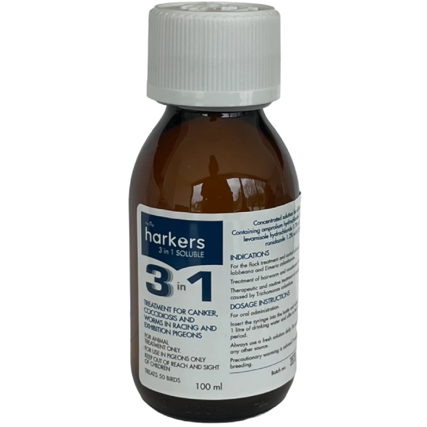 Harkers - 3 in 1 Soluble Pigeon Treatment (100ml)