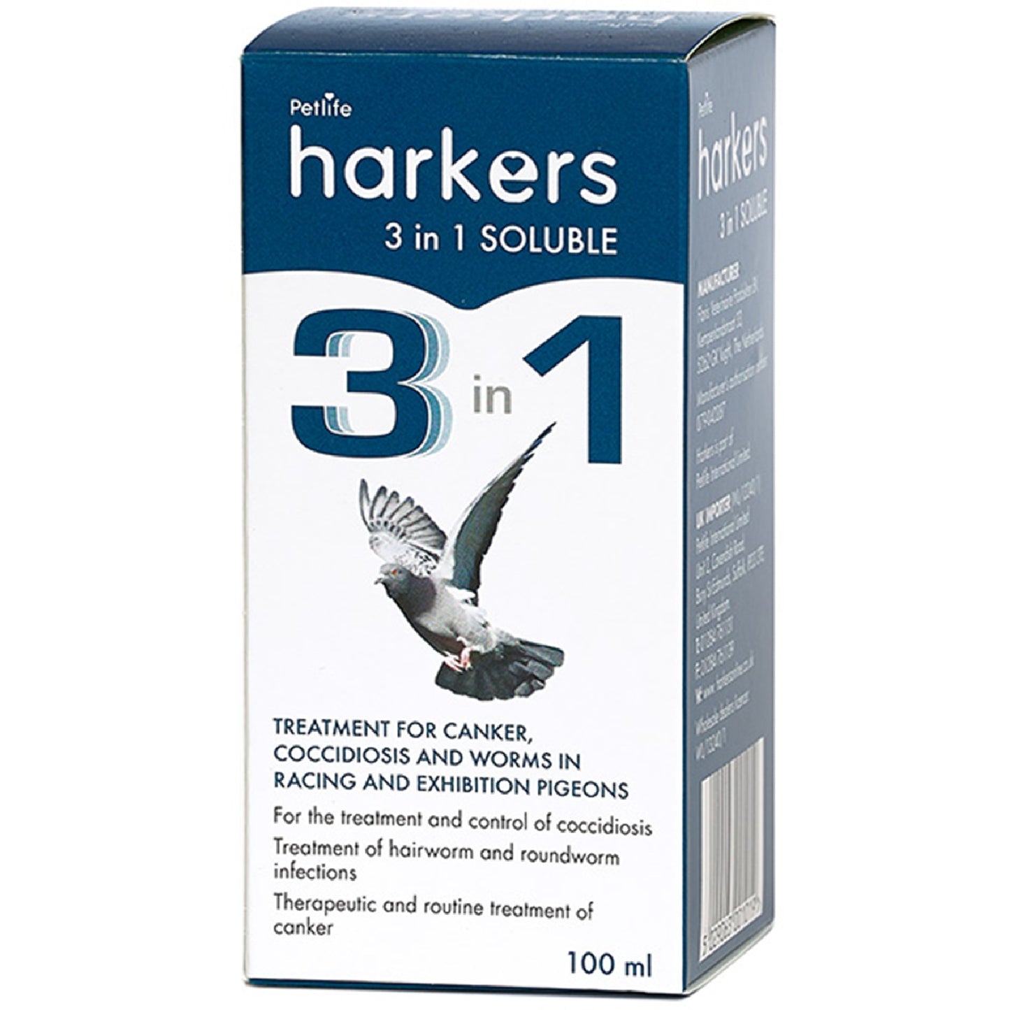 Harkers - 3 in 1 Soluble Pigeon Treatment (100ml)