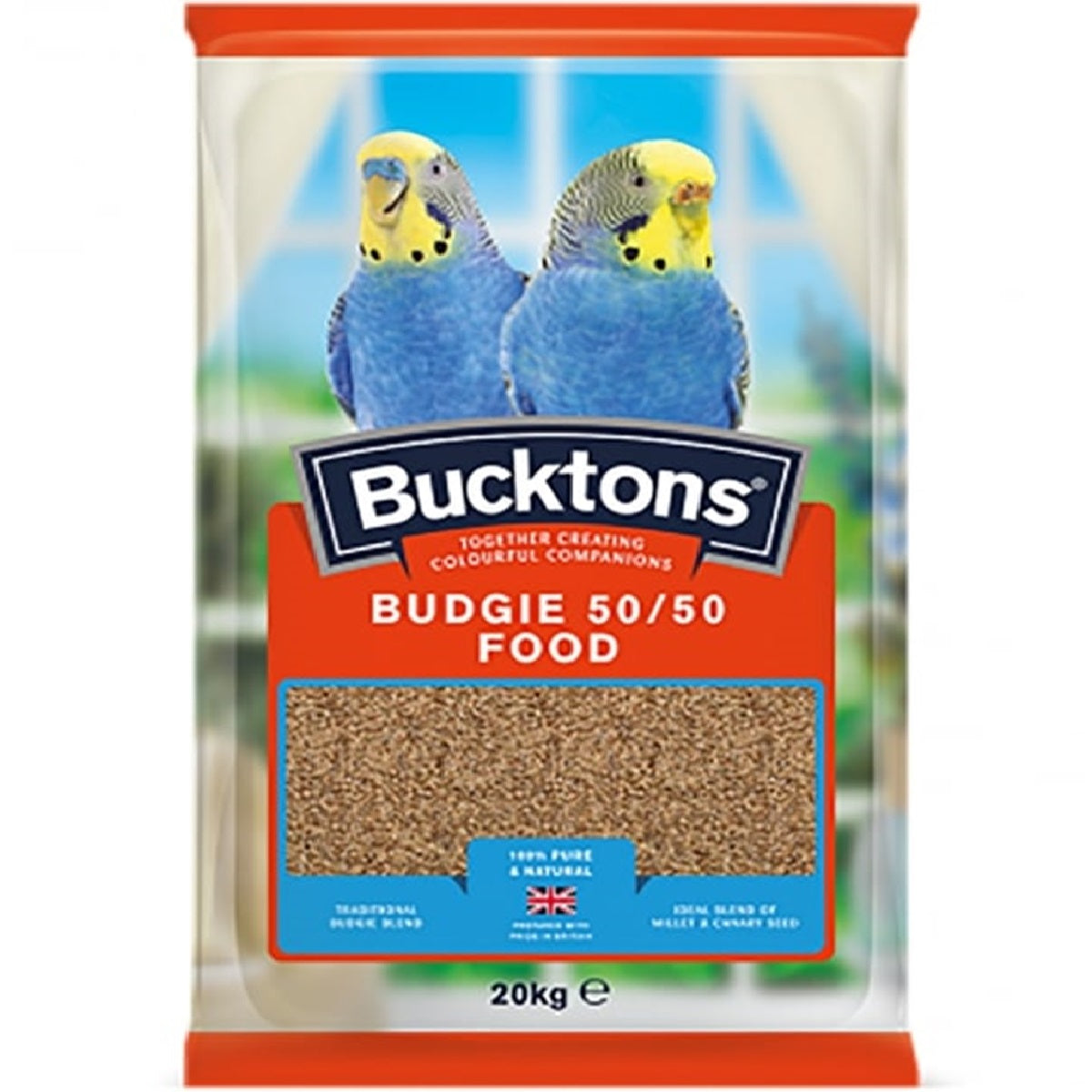 Bucktons - Budgie 50/50 Food (20kg)