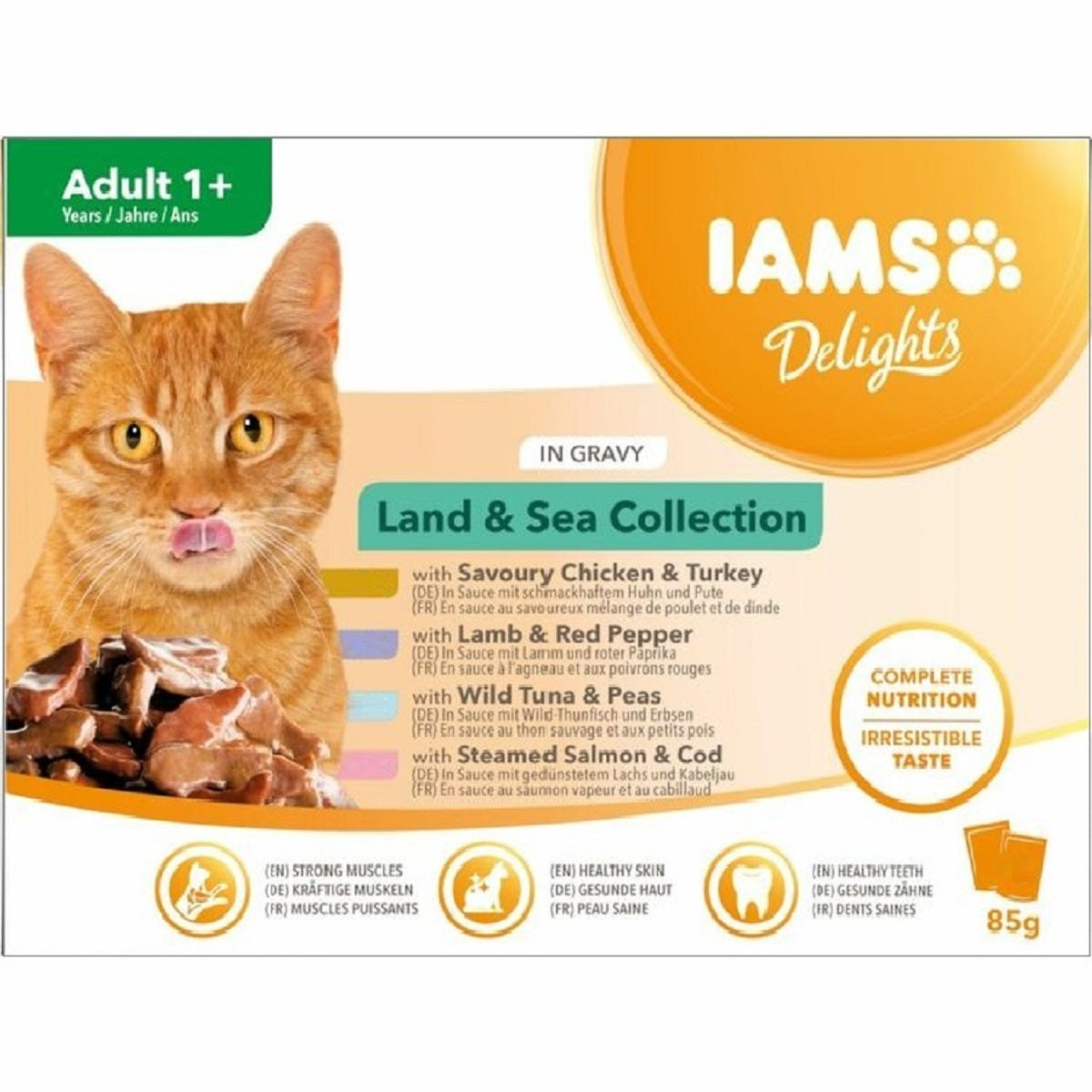 Iams Delights - Adult 1+ Cat in Gravy (85g)