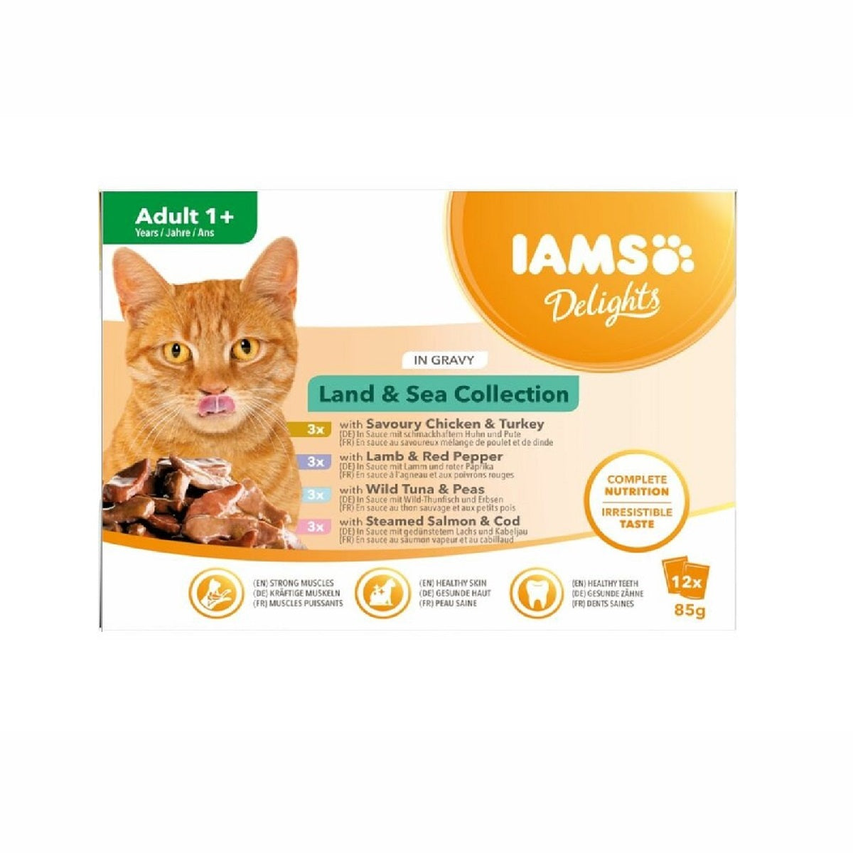 Iams Delights - Adult 1+ Cat in Gravy (85g)