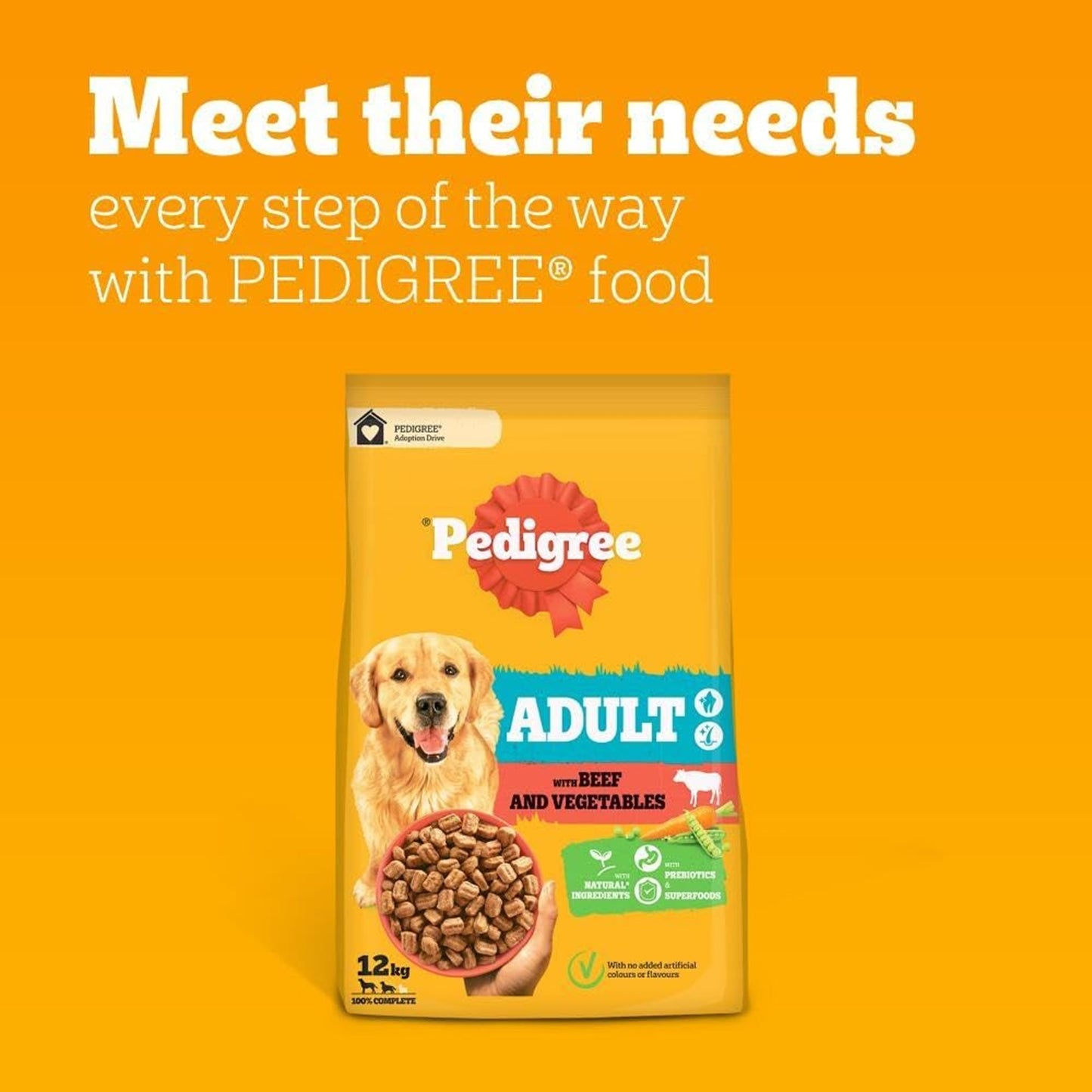 Pedigree - Adult Beef & Vegetables (12kg)