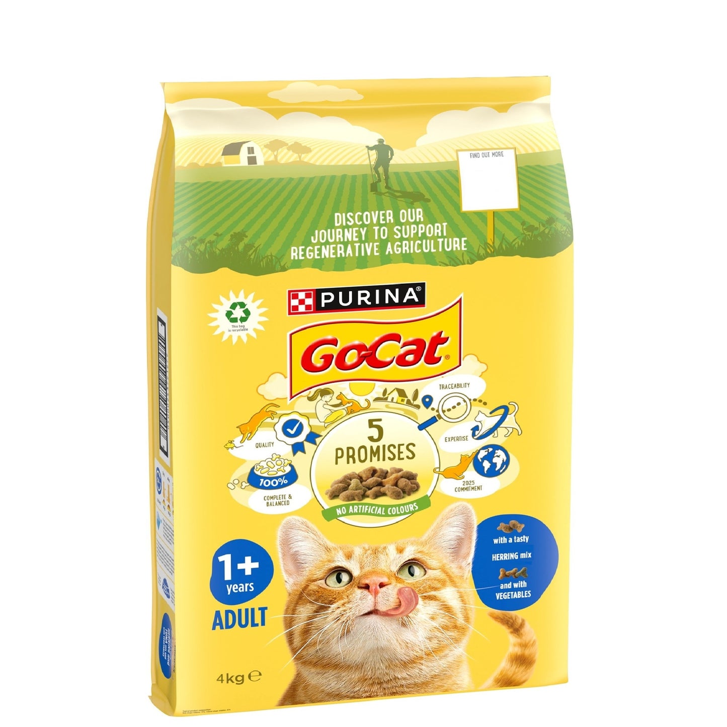 Go-Cat - Adult 1+ Herring & Veg