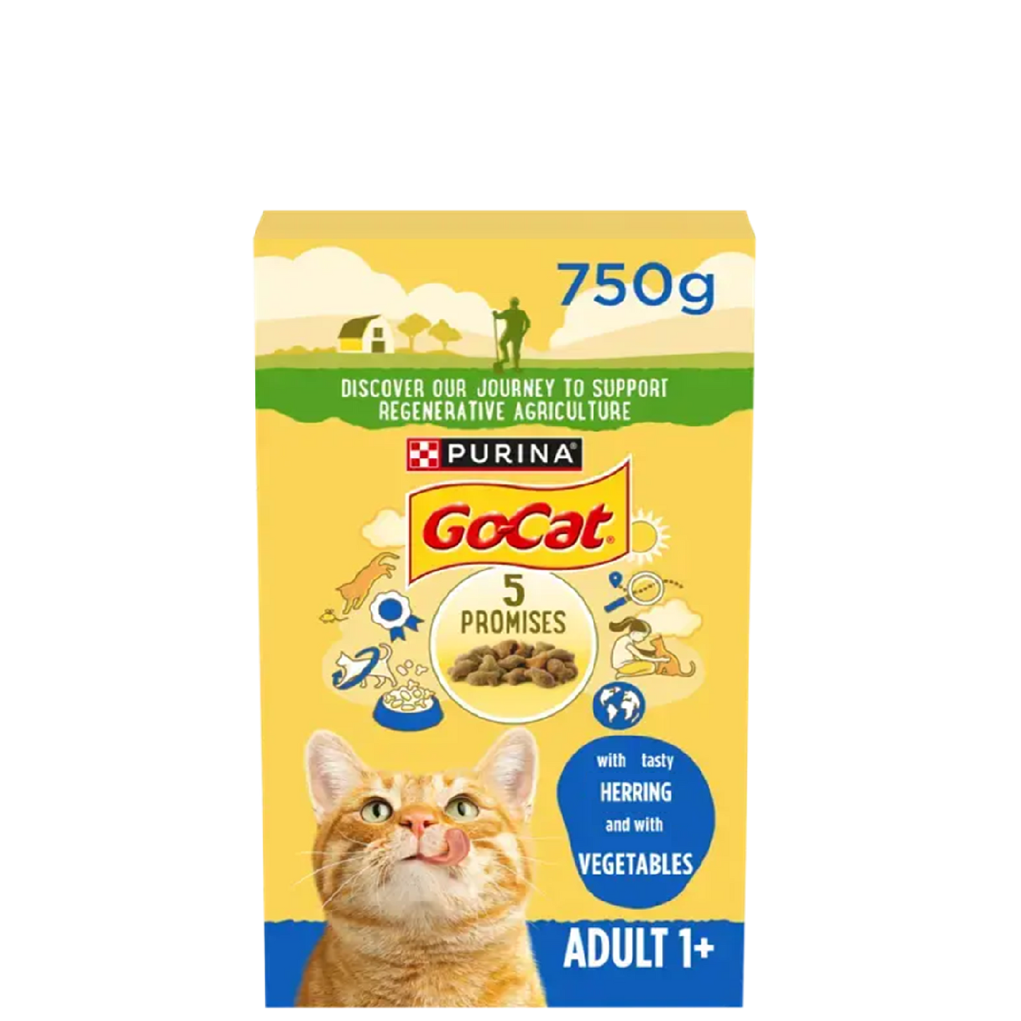 Go-Cat - Adult 1+ Herring & Veg