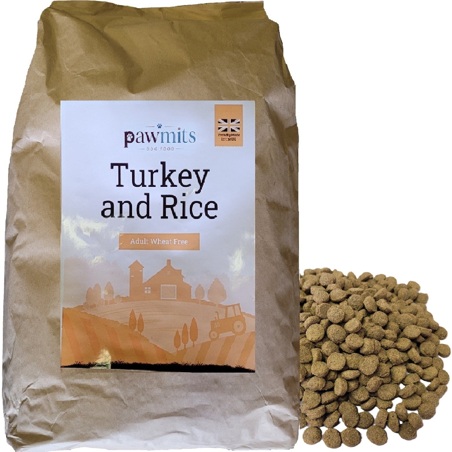PawMits - Premium Adult Turkey & Rice (Wheat Free)