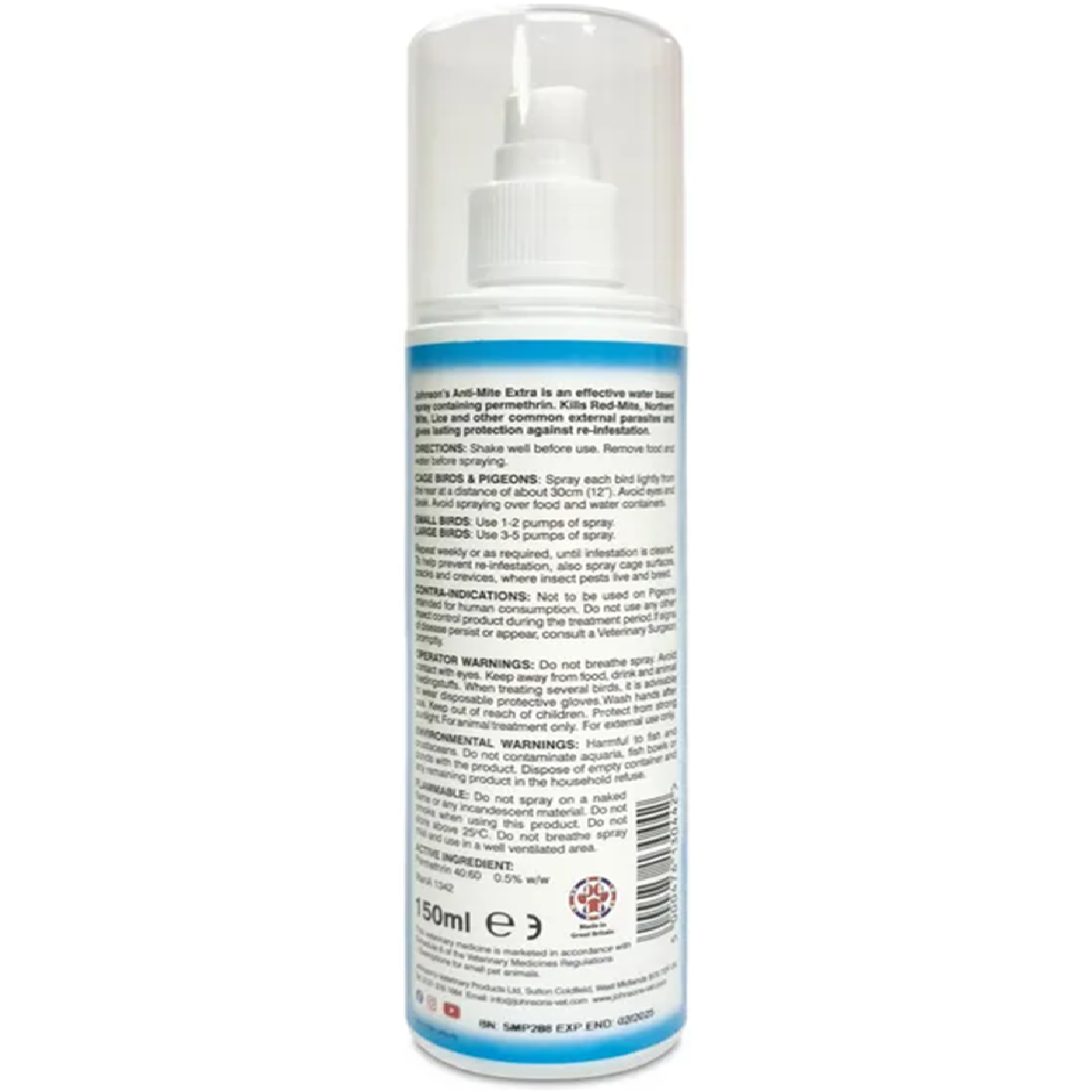 Johnson's - Anti Mite Spray Extra (150ml)