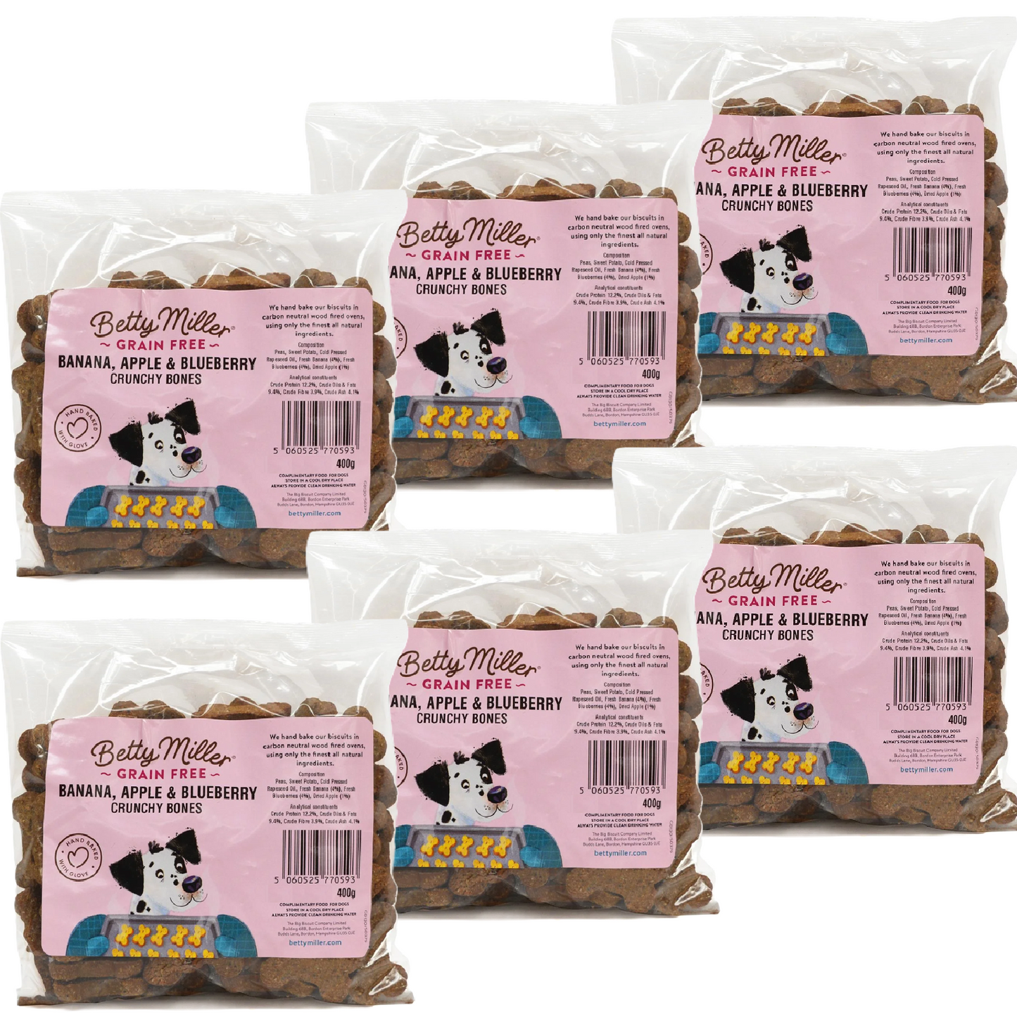 Betty Miller - Banana, Apple & Blueberry Bones (Grain-Free)