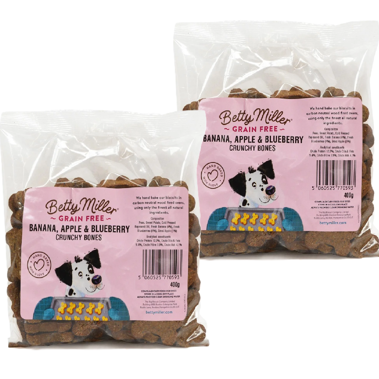 Betty Miller - Banana, Apple & Blueberry Bones (Grain-Free)