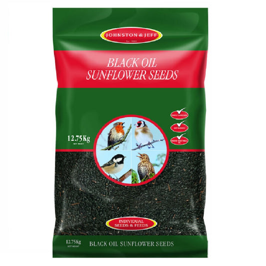 Johnston & Jeff - Black Oil Sunflower Seeds (12.75kg)