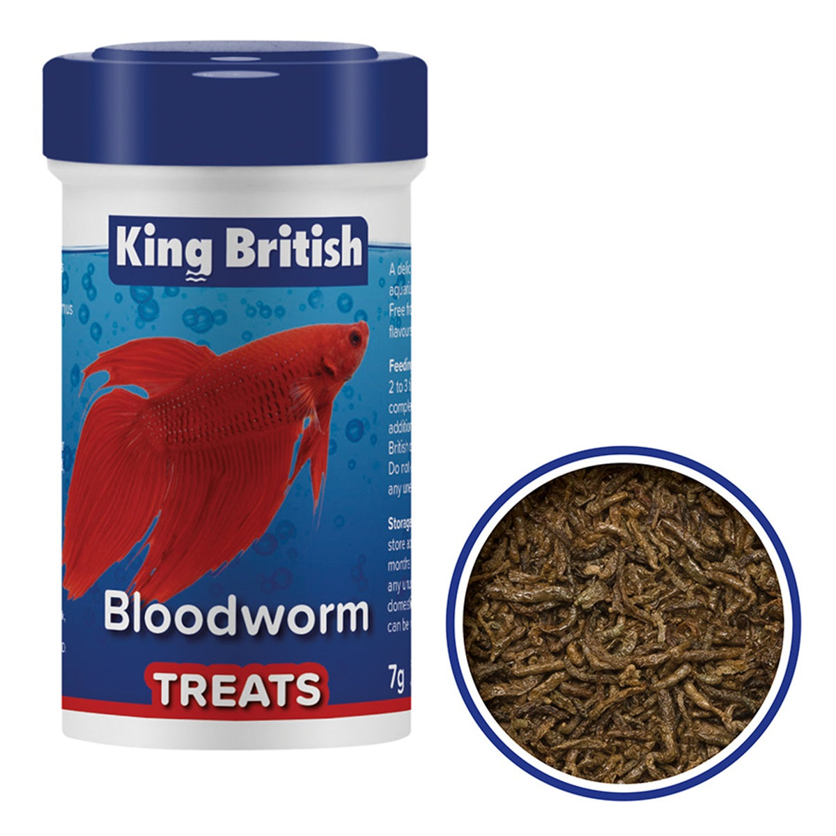 King British - Bloodworm Treats (7g)