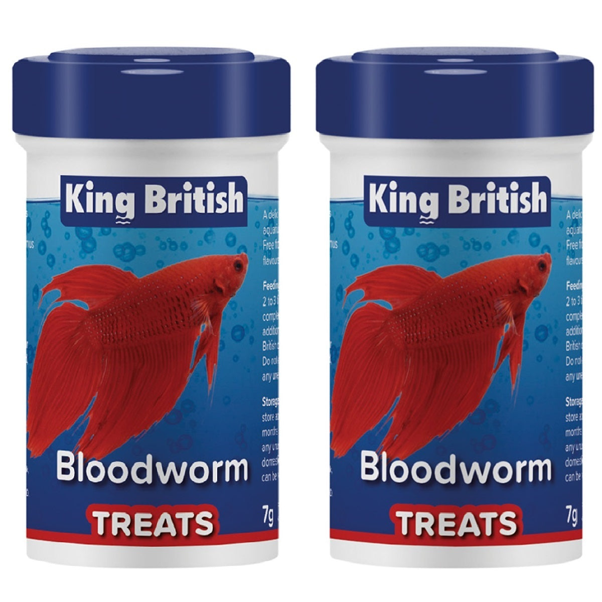 King British - Bloodworm Treats (7g)