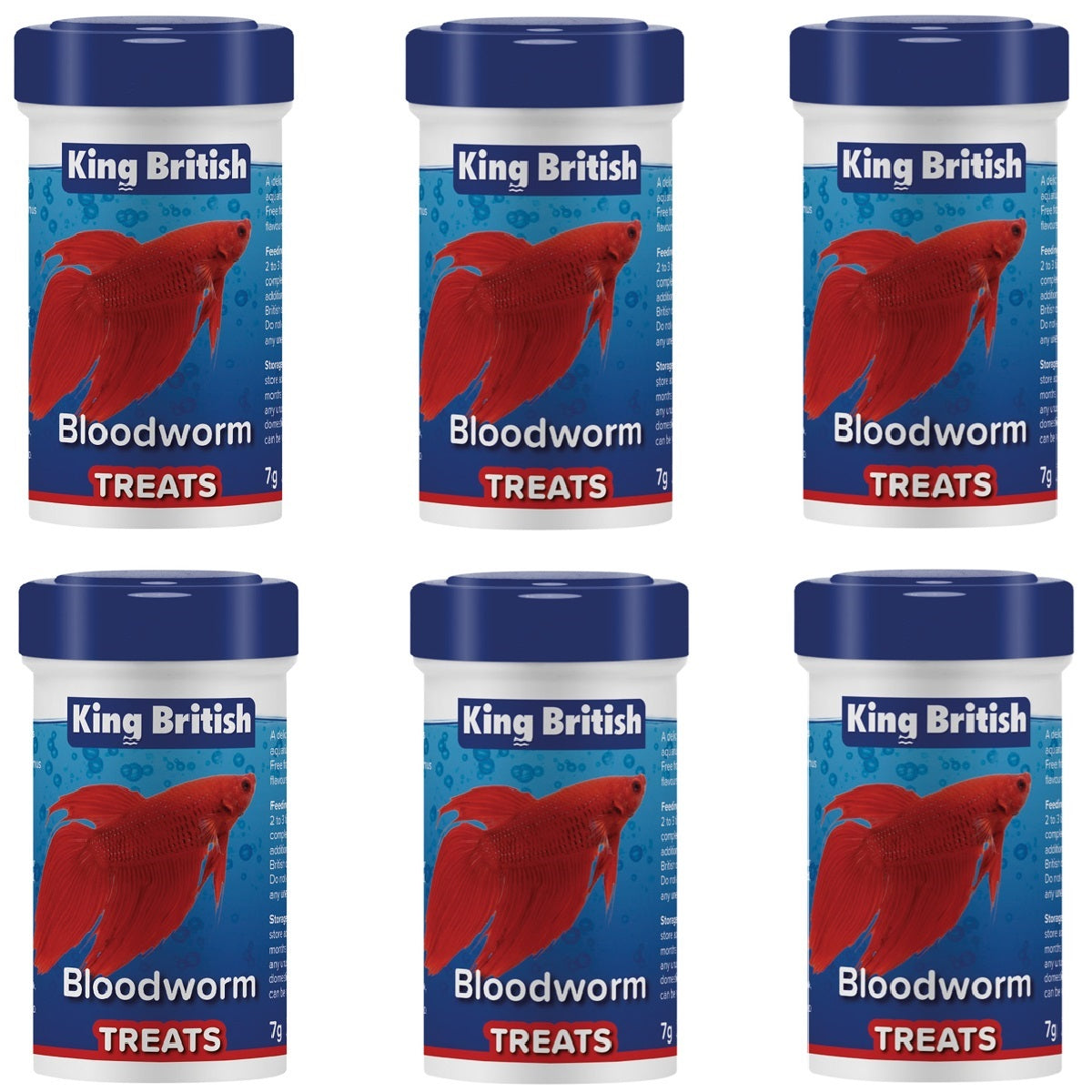 King British - Bloodworm Treats (7g)