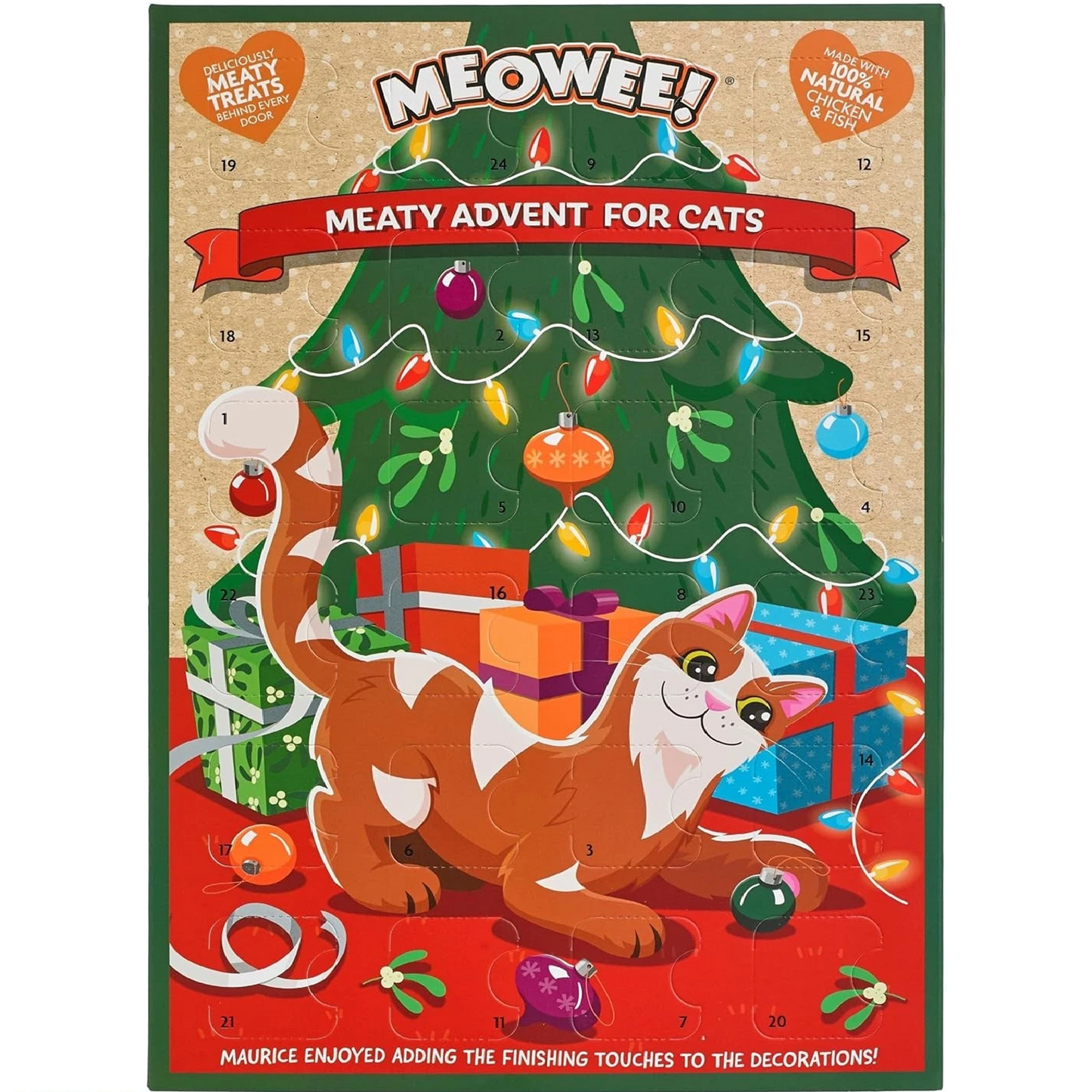 Meowee! - Meaty Christmas Advent Calendar for Cats