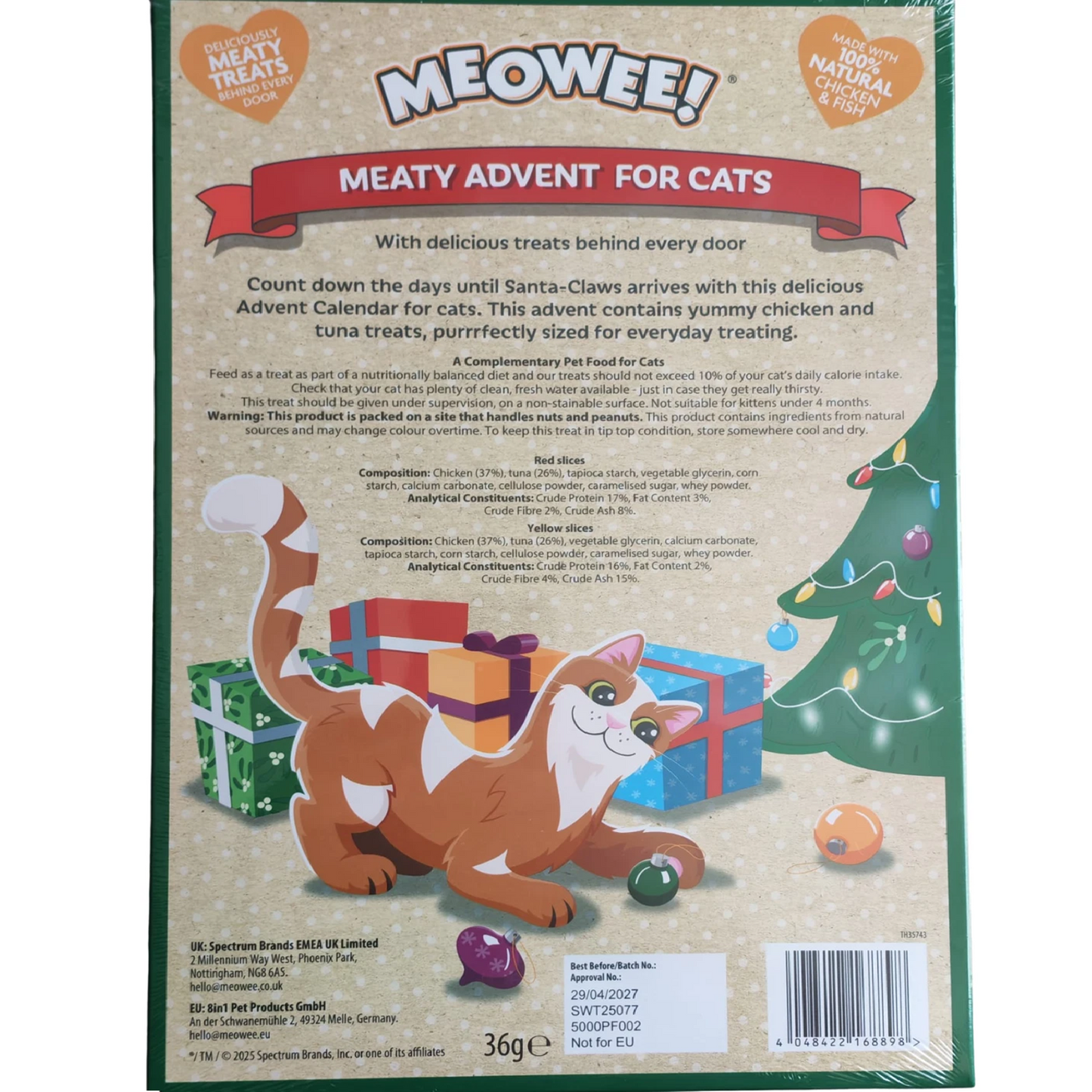 Meowee! - Meaty Christmas Advent Calendar for Cats