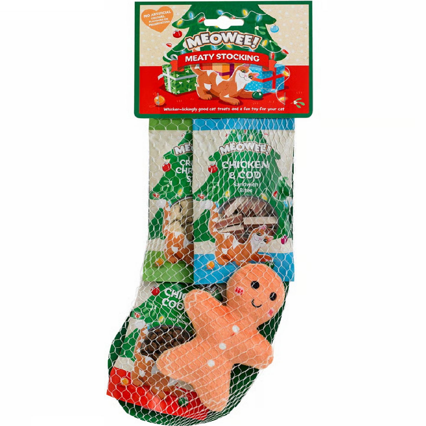 Meowee! - Meaty Christmas Stocking for Cats
