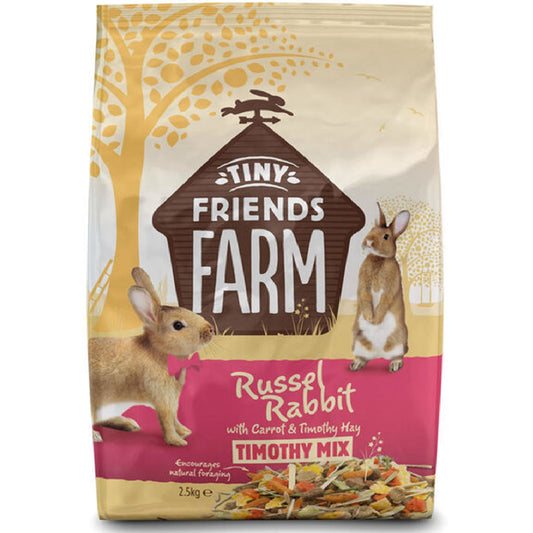 Tiny Friends Farm - Russel Rabbit Timothy Mix (2.5kg)