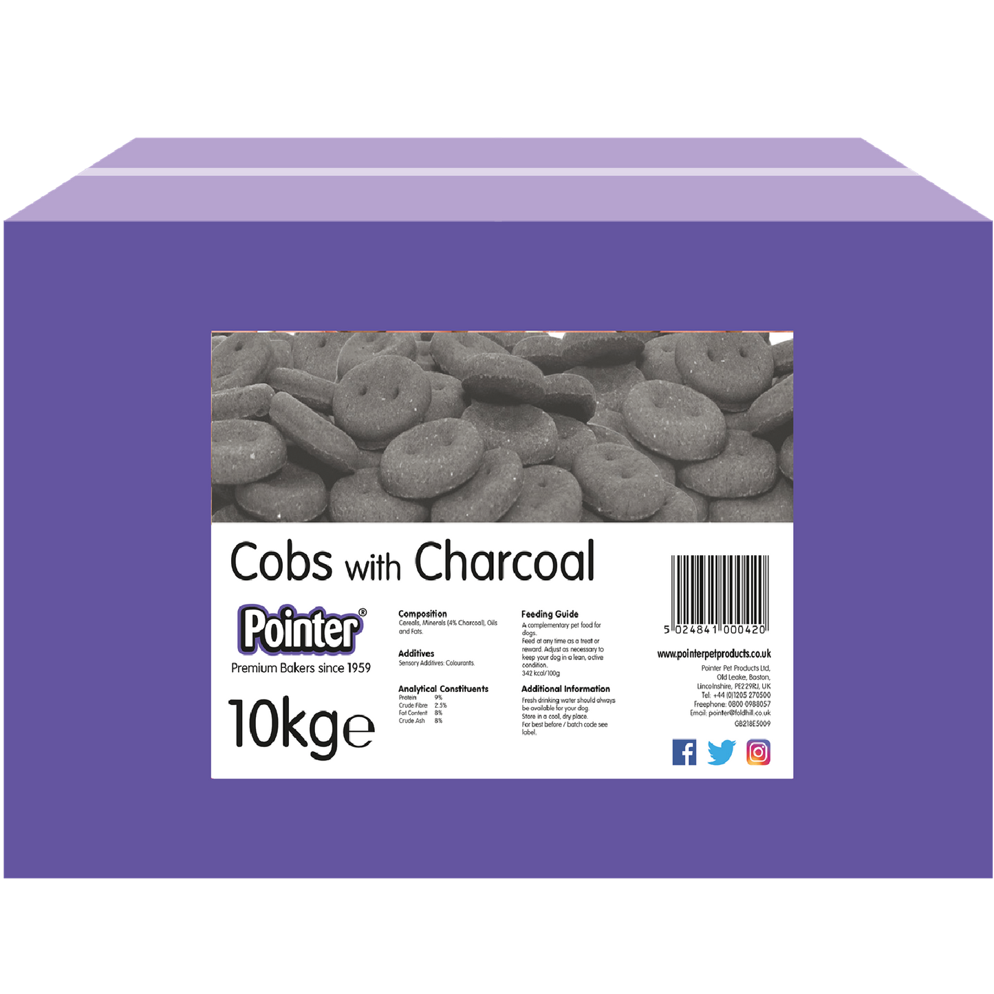 Pointer - Charcoal Cobs