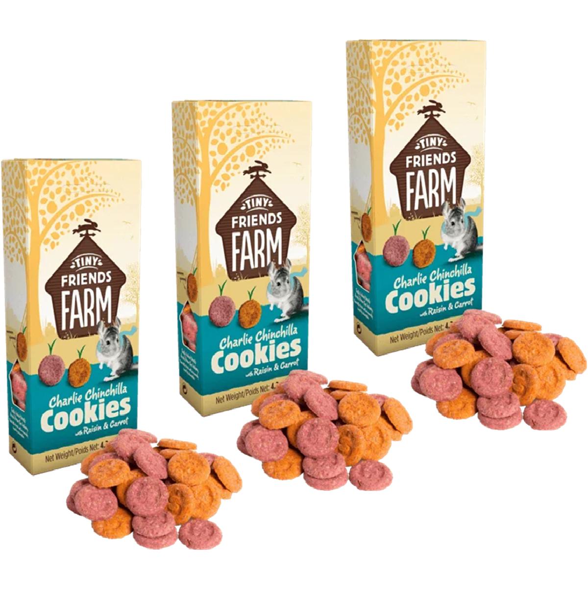 Tiny Friends Farm - Charlie Chinchilla Cookies (120g)