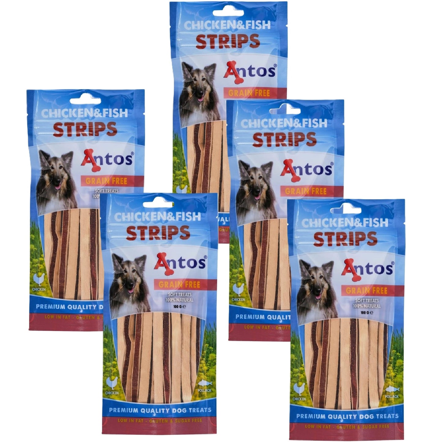 Antos - Chicken & Fish Strips (100g)
