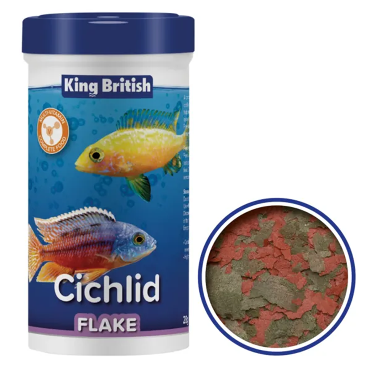 King British - Cichlid Flake (28g)